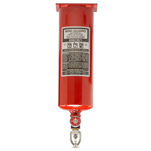 Buckeye MiniGuard 5 lb ABC Fire Extinguisher, Horizontal Mount, 17 1/4