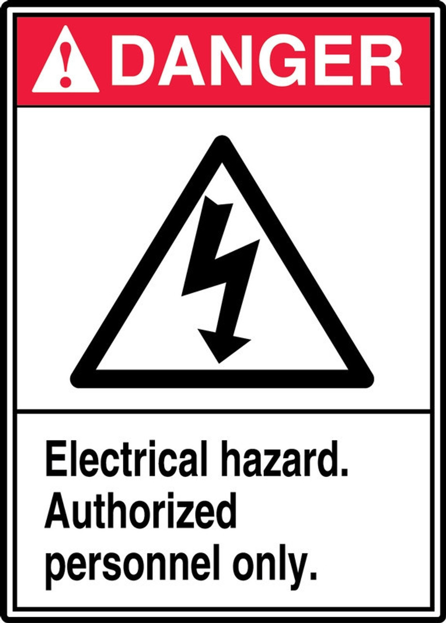 electrical safety signs poster