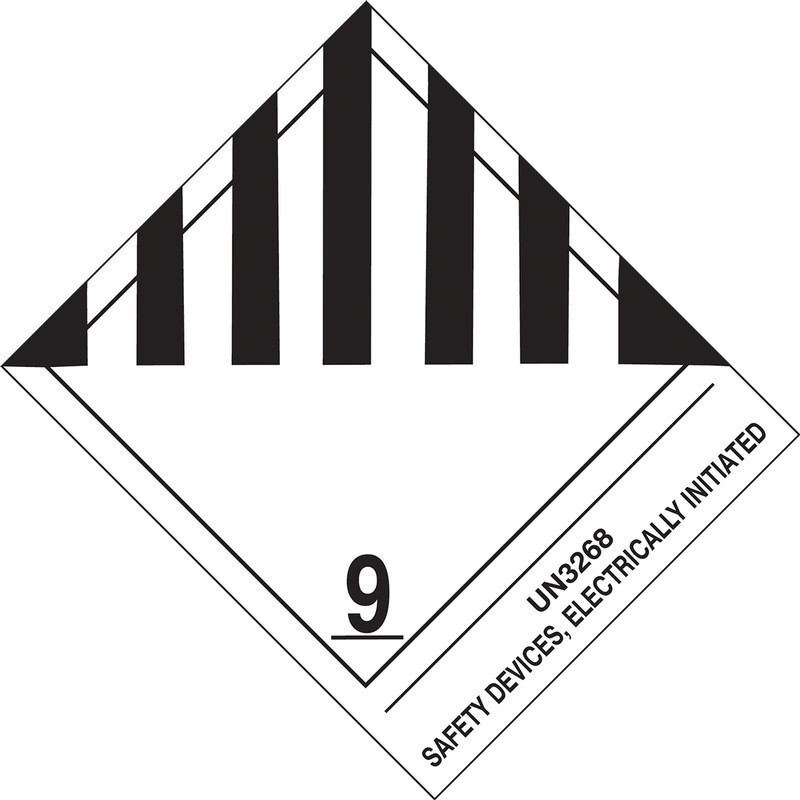 Proper Shipping Name Label: Hazard Class 9 - Miscellaneous Dangerous Goods  4