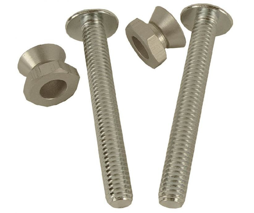 Nut And Bolt Tamper Resistant Package Of Two Bolts And Two Nuts Jendco Safety Supply