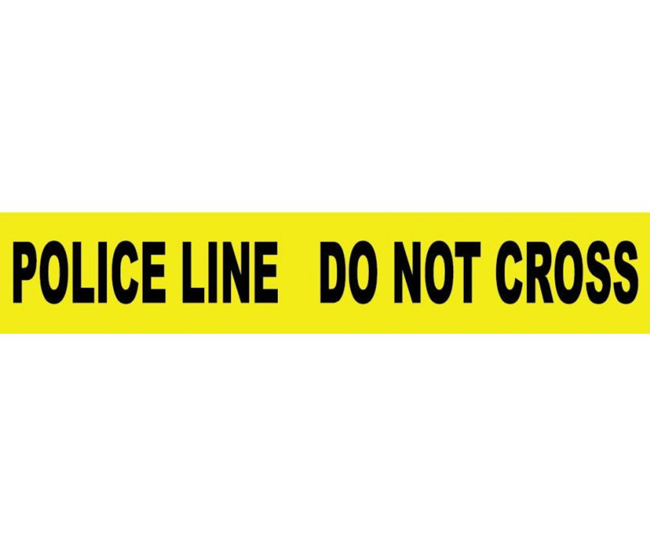 Police Do Not Cross Tape Tape - Barricade - Police Line Do Not Cross - 3 Mil 3"X1000' - PT13