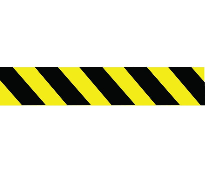 Tape - Barricade - Black Yellow Stripe - 3X1000Ft - 2 Mil - PT65