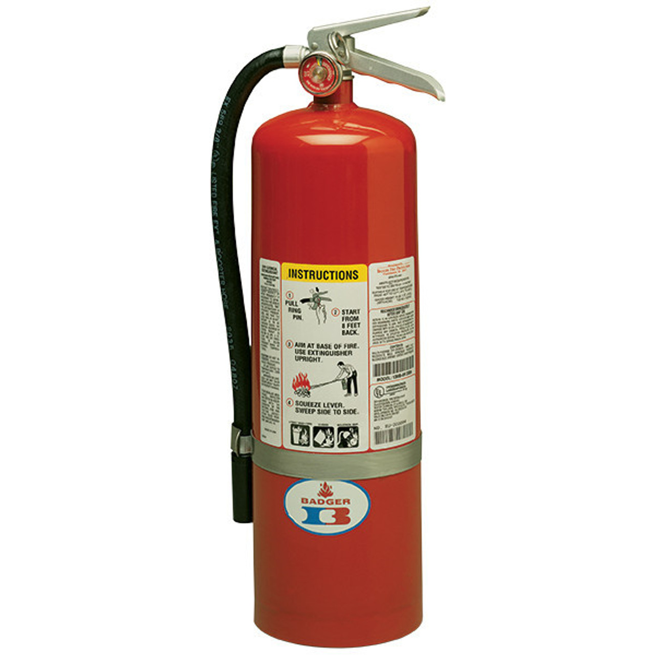 Badger Standard 10 lb ABC Fire Extinguisher w/ Wall Hook - 22603