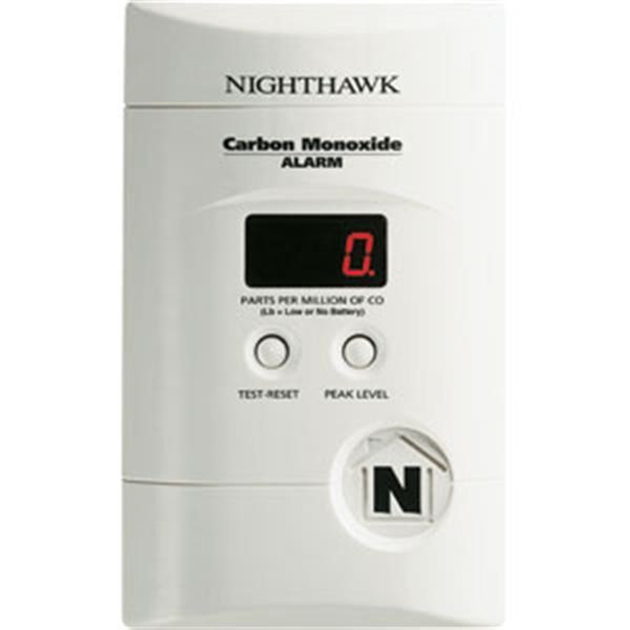Kidde Nighthawk Plug-In AC/DC Carbon Monoxide Alarm Detector with Digital  Display KN-COPP-3 