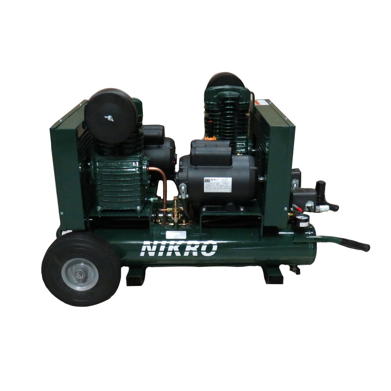 Nikro 115v Dual Motor Pump Compressor 862512 Jendco Safety Supply
