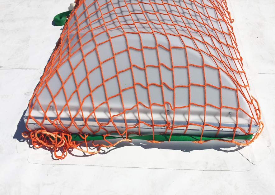 Skylight Fall Protection Safety Nets with Rachet Strap - 10' x 10 ...