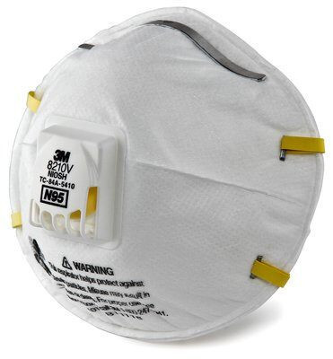 3M 8210V N95排気弁付マスク10枚入り7セット(計70枚) 新品未使用 3M 8210V N95 Particulate Dust Mask with Cool Flow Exhalation Valve