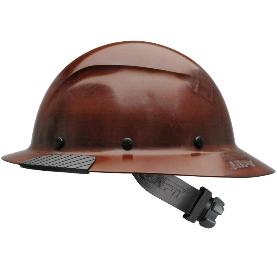 Lift Safety DAX Fiber Resin Full Brim Hard Hat - Natural - HDF