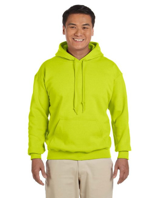 Gildan G500 - Confezione Da 2 Magliette Classiche Uomo - 100% Cotone, Peso 150 G - Colore: Verde Sicurezza/Graphite - Taglia Media