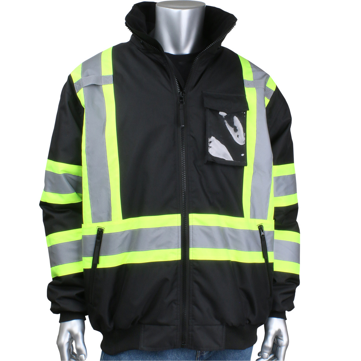 PIP Hi-Vis Cold Gear ANSI Type O Class Value Two-Tone Bomber