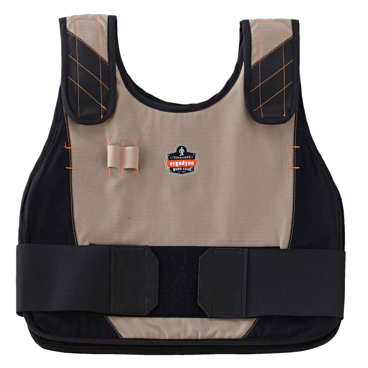 Ergodyne Chill-Its 6225 Premium FR Phase Change Cooling Vest - Vest Only -  Khaki