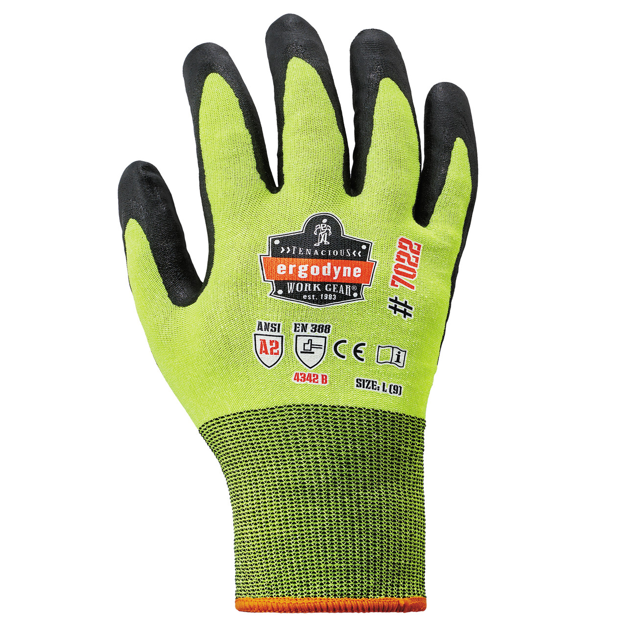 Cut-Resistant Safety Glove - Size Large - 1 Pair