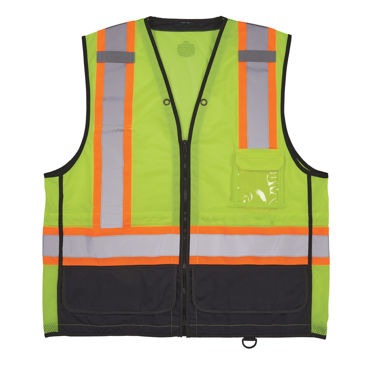 Ergodyne GloWear 8251HDZ-BK Two-Tone Hi-Vis Safety Vest - Type R