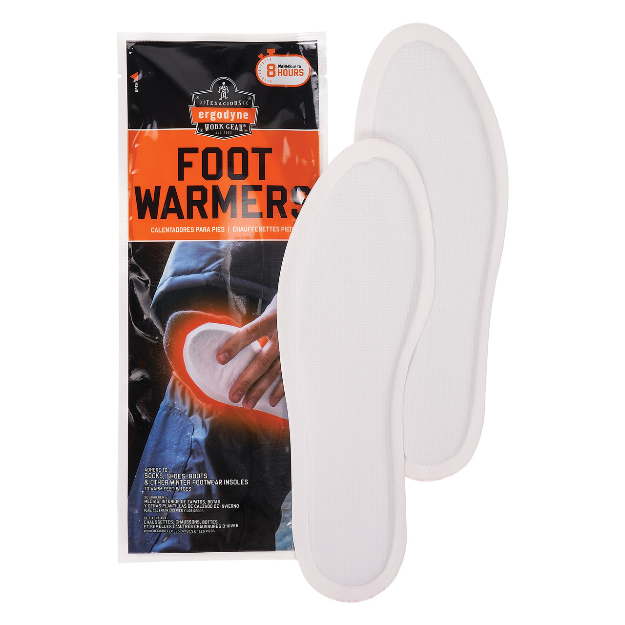 Ergodyne N-Ferno 6995 Insole Foot Warmers Adhesive Back Air