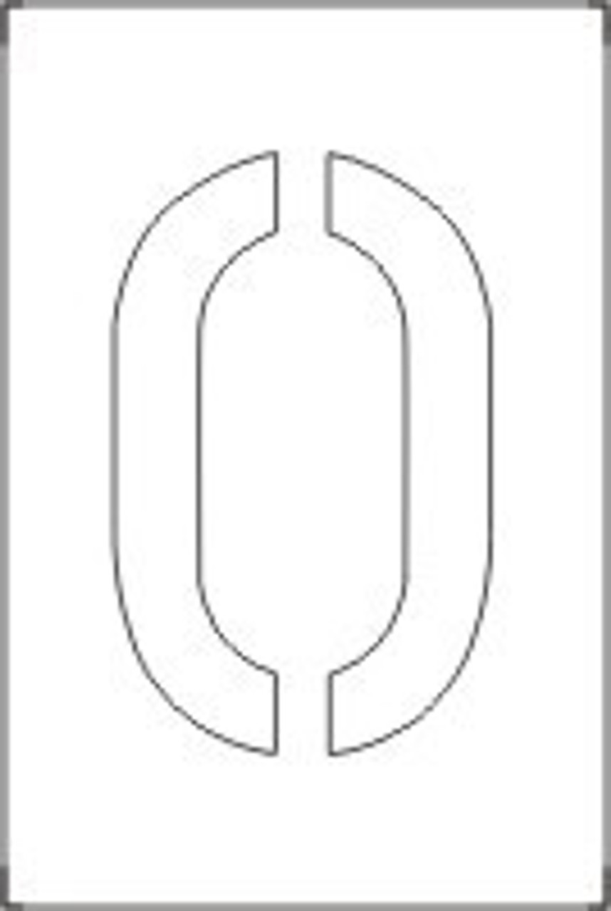 Individual Number and Letter Stencils Letter O 8 individual-number-and-letter-stencils-letter-o-8-letters-1-each-fms108o-jendco-safety-supply