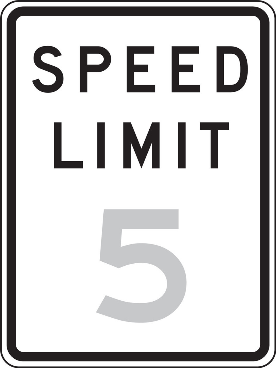 speed limit sign 65