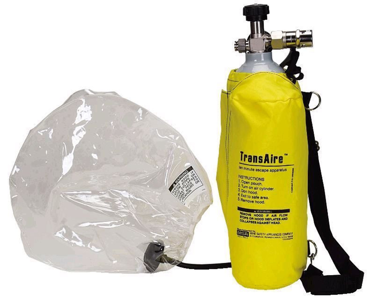 MSA TransAire Escape Respirator - 5 Minute / 10 Minute