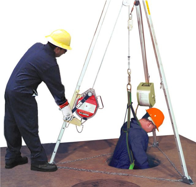 Miller Complete Confined Space Entry and Rescue Systems w/7 ft. Tripod ...