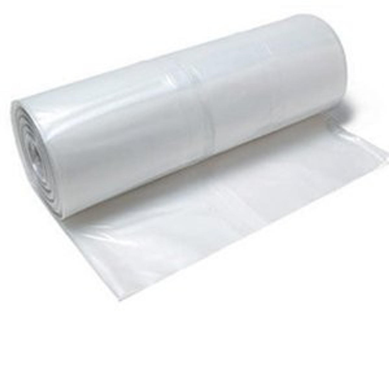 10 Mil 20'x100' Clear Plastic Poly Sheeting & Construction Film