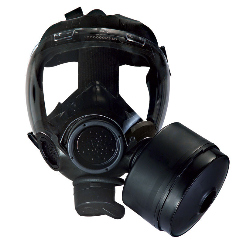MSA Advantage 1000 Riot Control Gas Mask w/Canister [S, M, L] - Jendco ...
