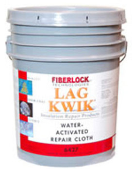 Fiberlock Lag-Kloth Water Activated Repair Cloth 4"x150'-3 Rolls - 6427