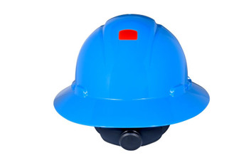 3M Full Brim Hard Hat H-803R-UV - Blue 4-Point Ratchet Suspension - with Uvicator - 20 EA/Case