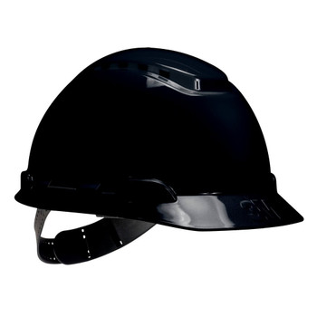 3M Hard Hat H-712P - Black - 4-Point Pinlock Suspension - 20 EA/Case