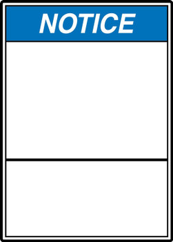 ANSI BLANKS 10" x 7" Dura-Plastic 1/Each - MRBH842XT