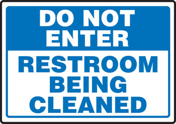 RESTROOM SIGNS 10" x 14" Plastic 1/Each - MRST535VP