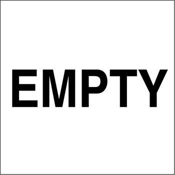 Shipping Label: Empty 6" x 6" - MSL22D