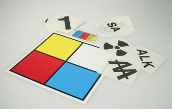 NFPA Placard: Individual Hazard Panels, Numbers for 30" Placard Number 4 Adhesive Vinyl 1/Each - NAP2114