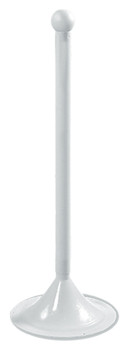 Stanchion Barriers: Regular-Duty Stanchion Posts Black 41" H 1/Each - PRC641BK