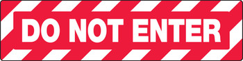 Skid-Gard Floor Sign: Do Not Enter 6" x 24" - PSD107