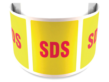 180D Projection Safety Sign: SDS Panel Size: 6" 1/Each - PSJ143