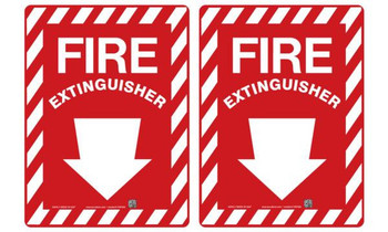 Projection Safety Sign: Fire Extinguisher 12" x 9" Panel - PSP406