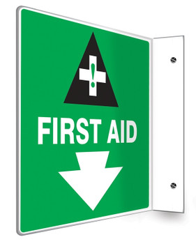 Projection Safety Sign: First Aid - PSP712