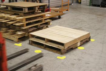 Slip-Gard Floor Shapes: 6-in. Circle 6" - PTS642WT