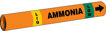 IIAR Cling-Tite Ammonia Pipe Marker: (blank)/LIQ/LOW IIAR CT OD 2 1/4" - 6" 1/Each - RAT222H