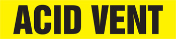ASME (ANSI) Pipe Marker: Acid Vent - RPK113STA
