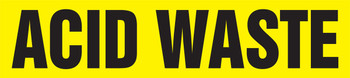 ASME (ANSI) Pipe Marker: Acid Waste Self Stick - 2 1/2" to 6" O.D. 1/Each - RPK117SSD