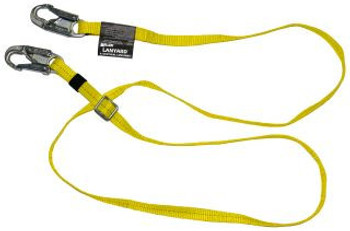 Miller Adjustable 6 ft. Lanyard w/2 Locking Snap Hooks - Yellow- 210WLS-Z7/6FTYL