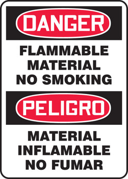 Spanish Bilingual Safety Sign 14" x 10" Aluminum 1/Each - SBMCHL055VA