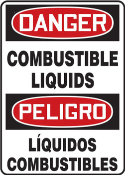 BILINGUAL SAFETY SIGN - SPANISH 14" x 10" Plastic 1/Each - SBMCHL198VP