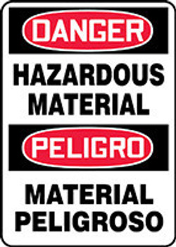 BILINGUAL SAFETY SIGN - SPANISH 20" x 14" Dura-Plastic 1/Each - SBMCHL287XT