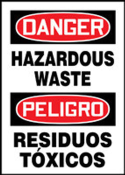 BILINGUAL SAFETY SIGN - SPANISH 14" x 10" Dura-Fiberglass 1/Each - SBMCHL295XF