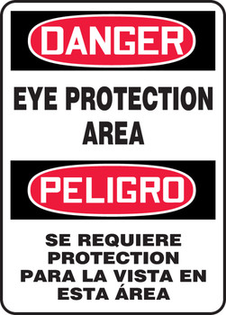 Spanish Bilingual Safety Sign 14" x 10" Dura-Fiberglass 1/Each - SBMPPE122XF