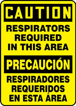 BILINGUAL SAFETY SIGN - SPANISH 20" x 14" Aluminum 1/Each - SBMPPE442VA