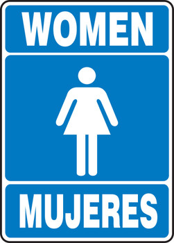 Spanish Bilingual Safety Sign 14" x 10" Aluma-Lite 1/Each - SBMRST523XL