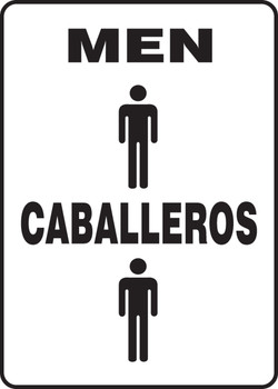 Spanish Bilingual Safety Sign 14" x 10" Dura-Plastic 1/Each - SBMRST574XT