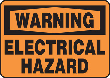 Warning Safety Sign: Electrical Hazard Spanish 7" x 10" Accu-Shield 1/Each - SHMELC328XP